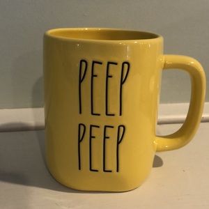 Rae Dunn, Peep Peep, Easter mugs.